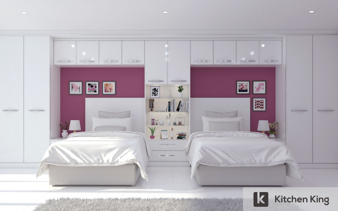 Wardrobe, Closet designs to fit your space in Dubai, UAE | Kitchen King Wardrobe Designs For Girls