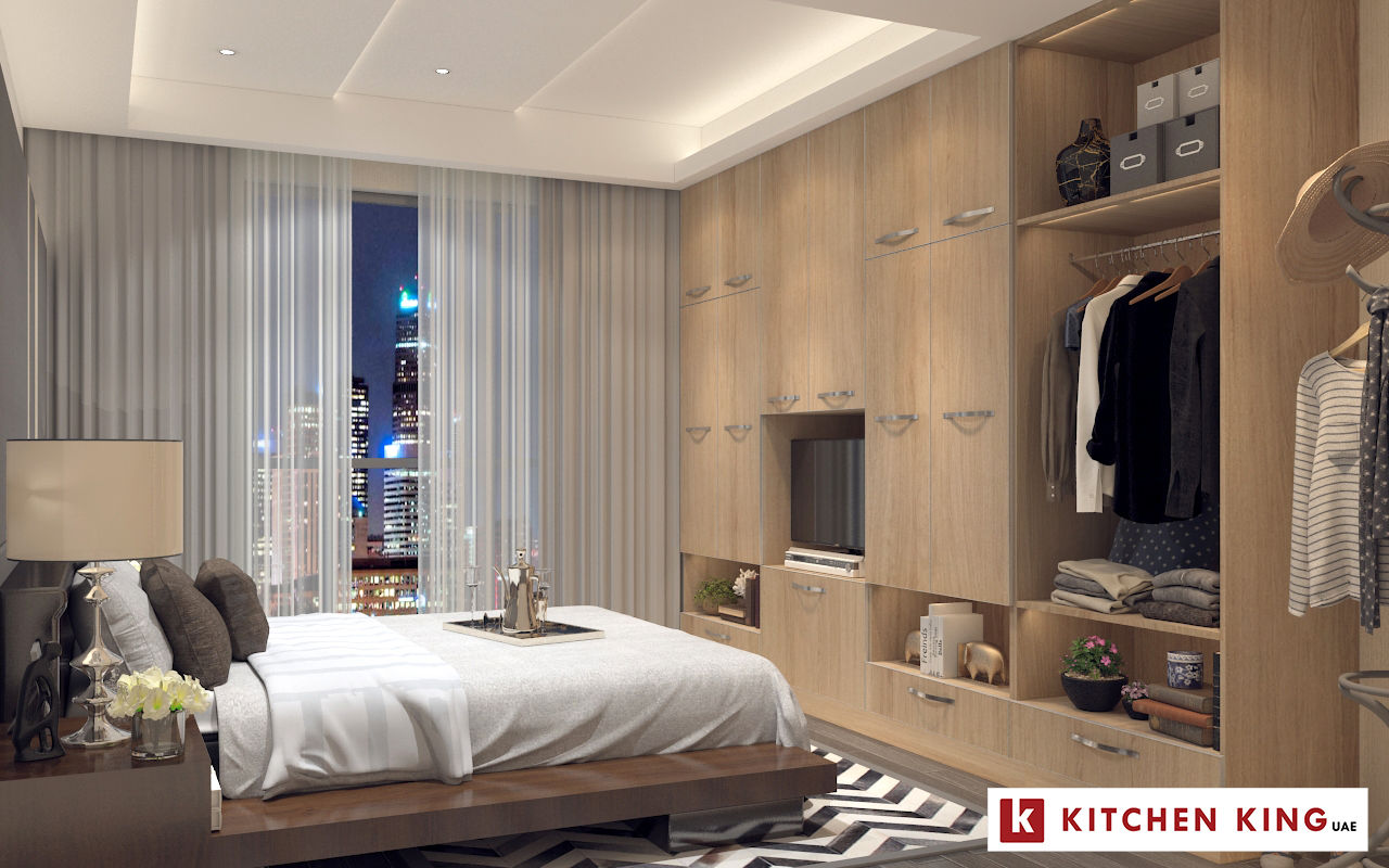 أروع تصاميم خزائن الملابس و غرف الدريسنج في اﻹمارات كيتشن كينج