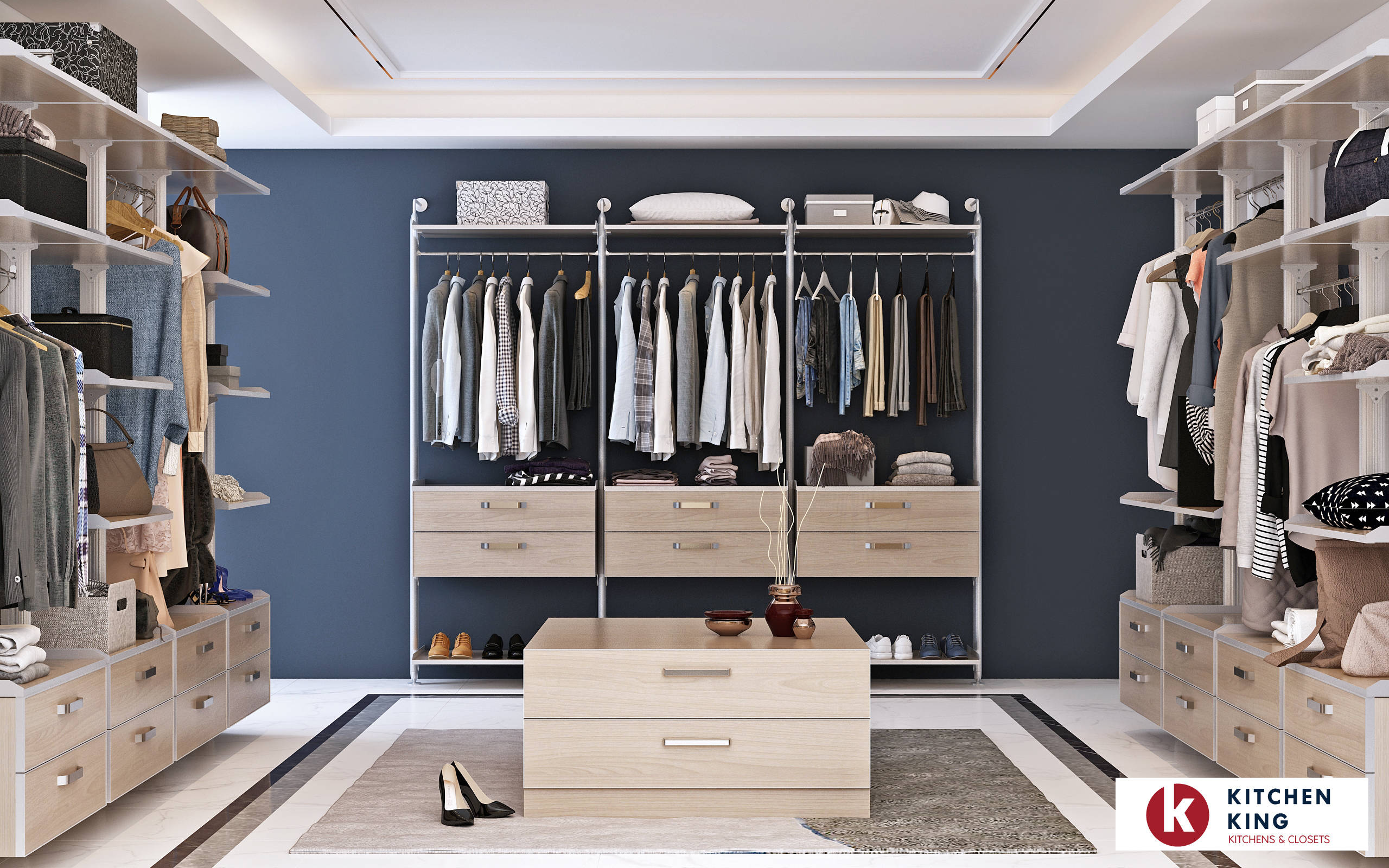 Custom Wardrobes & Closet Design in UAE | HOME by KITCHEN KING