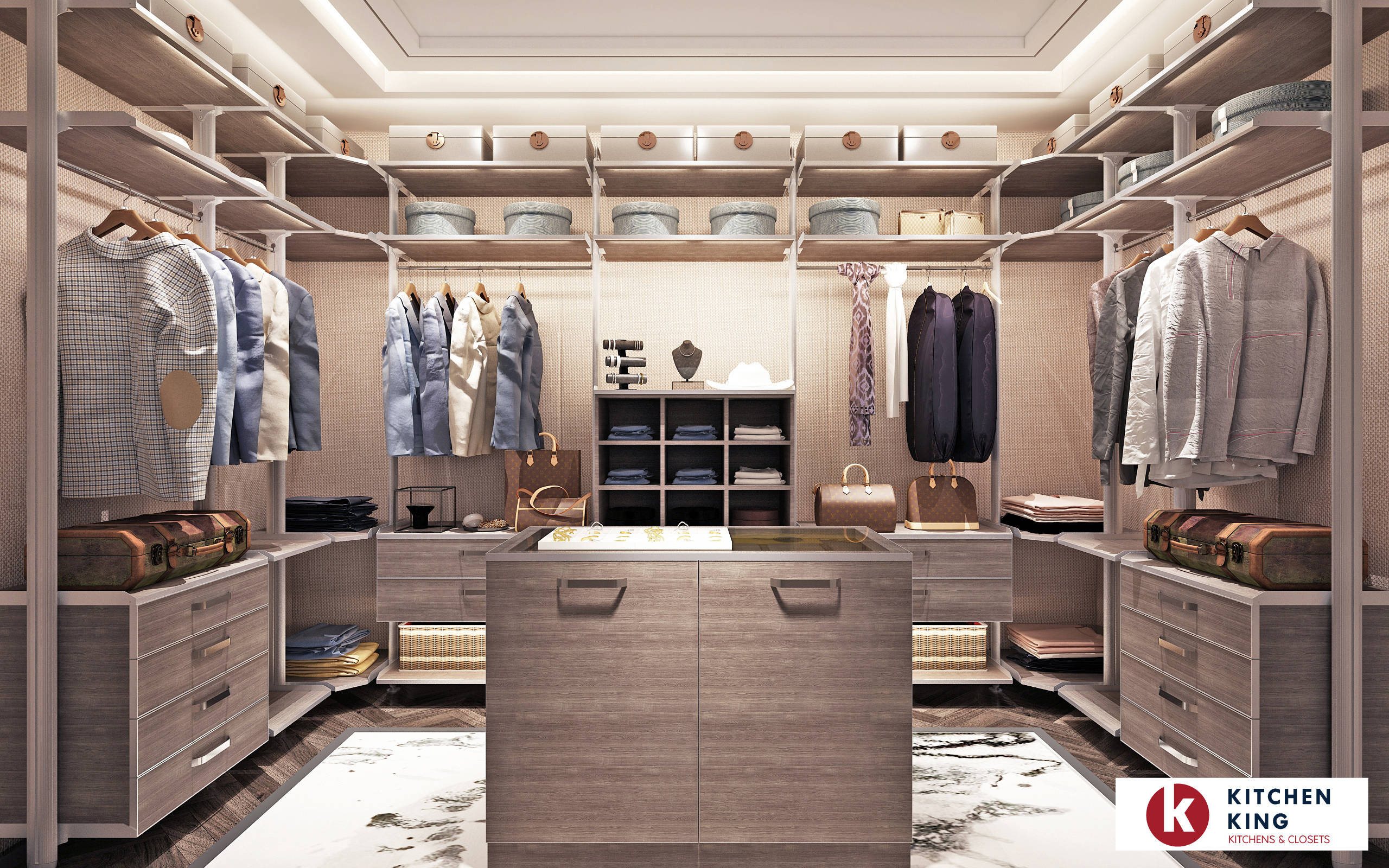 Custom Wardrobes & Closet Design in UAE | HOME by KITCHEN KING