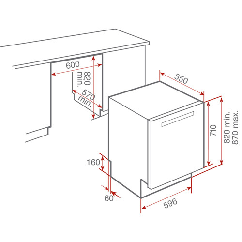Teka DW8 80 FI integrated dish washer Kitchen King