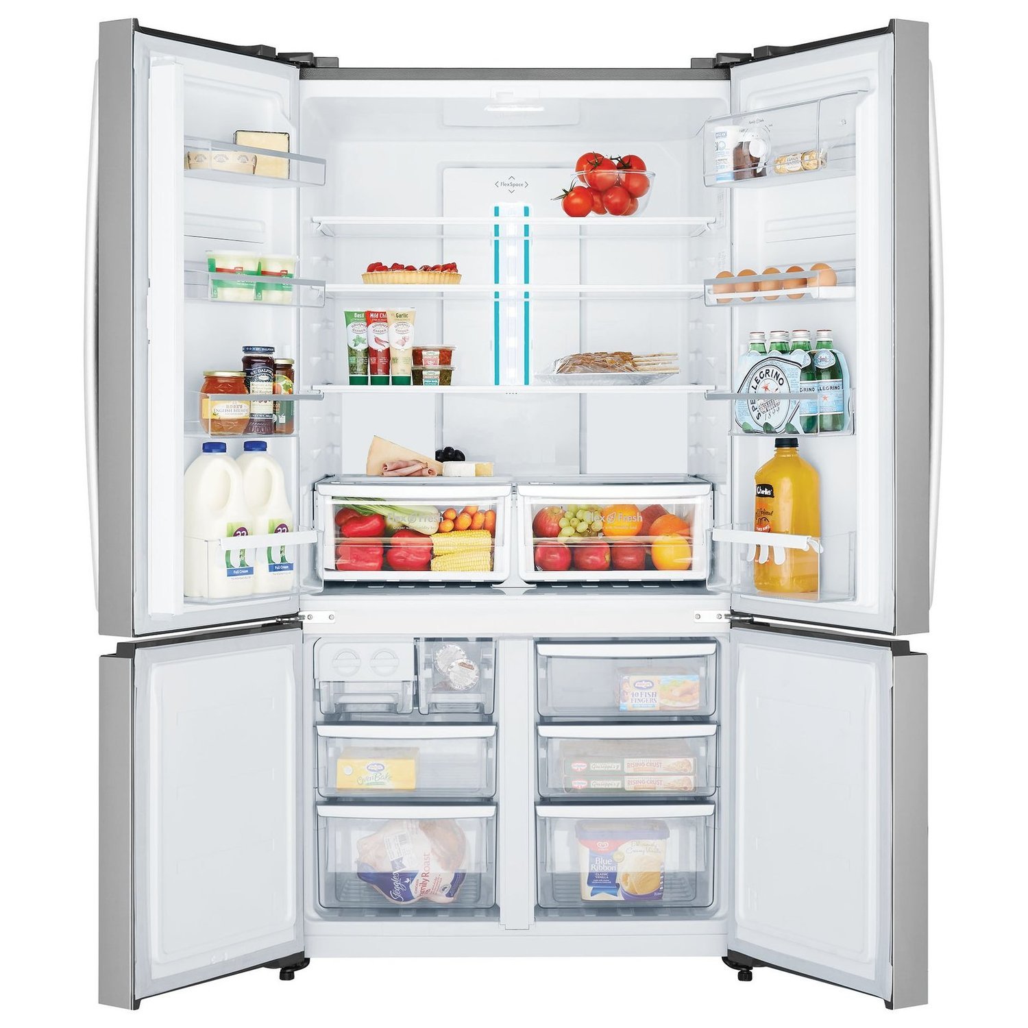 Electrolux EQA6000X Freestanding Fridge Freezer KITCHEN KING