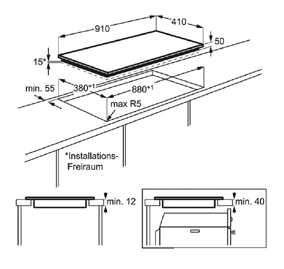Electrolux EHL9530FOK induction hob Kitchen King