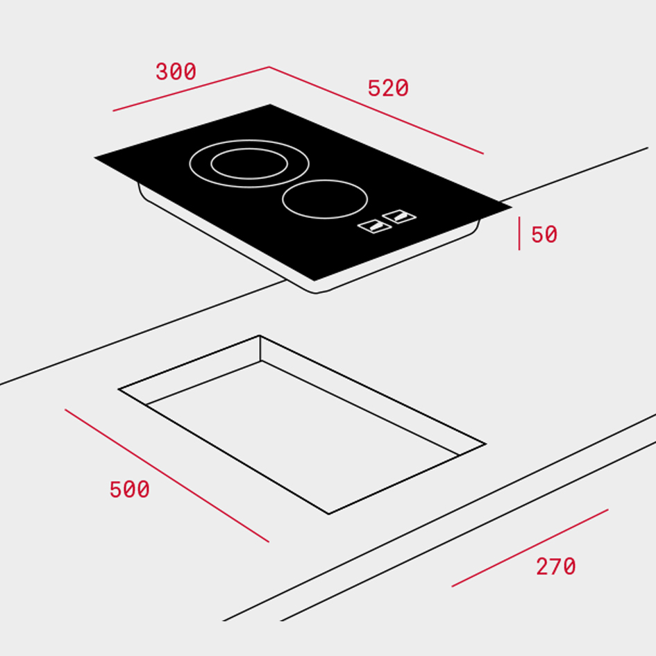 Teka Space Irf 3200 Induction Hob Kitchen King