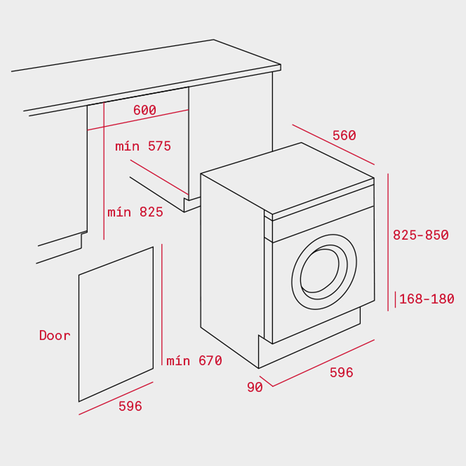Teka LI4 1470 E builtin washing machine Kitchen King