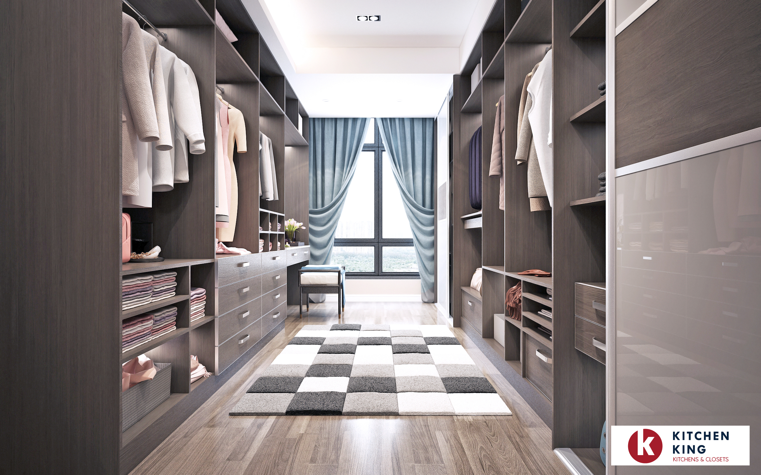 Wardrobe, Closet designs to fit your space in Dubai, UAE KITCHEN KING