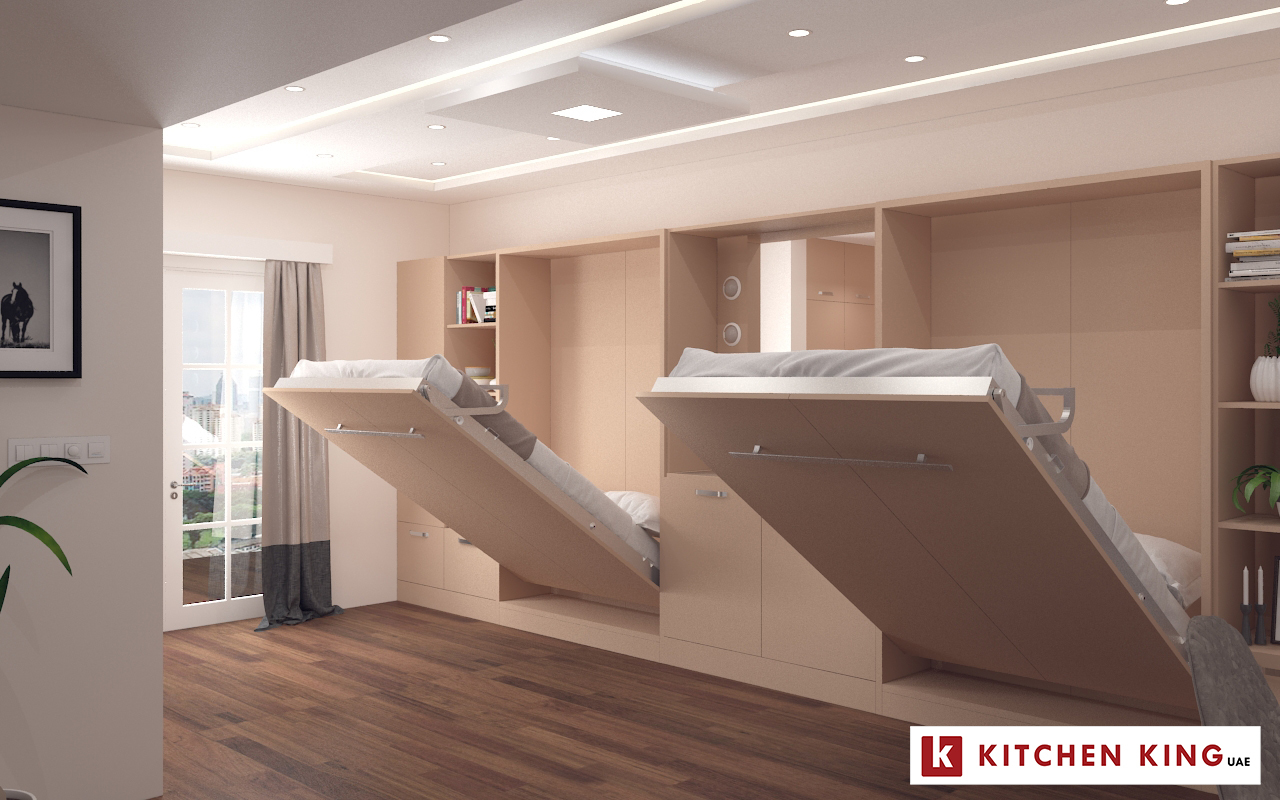Space saving Murphy smart wall bed solutions KITCHEN KING UAE