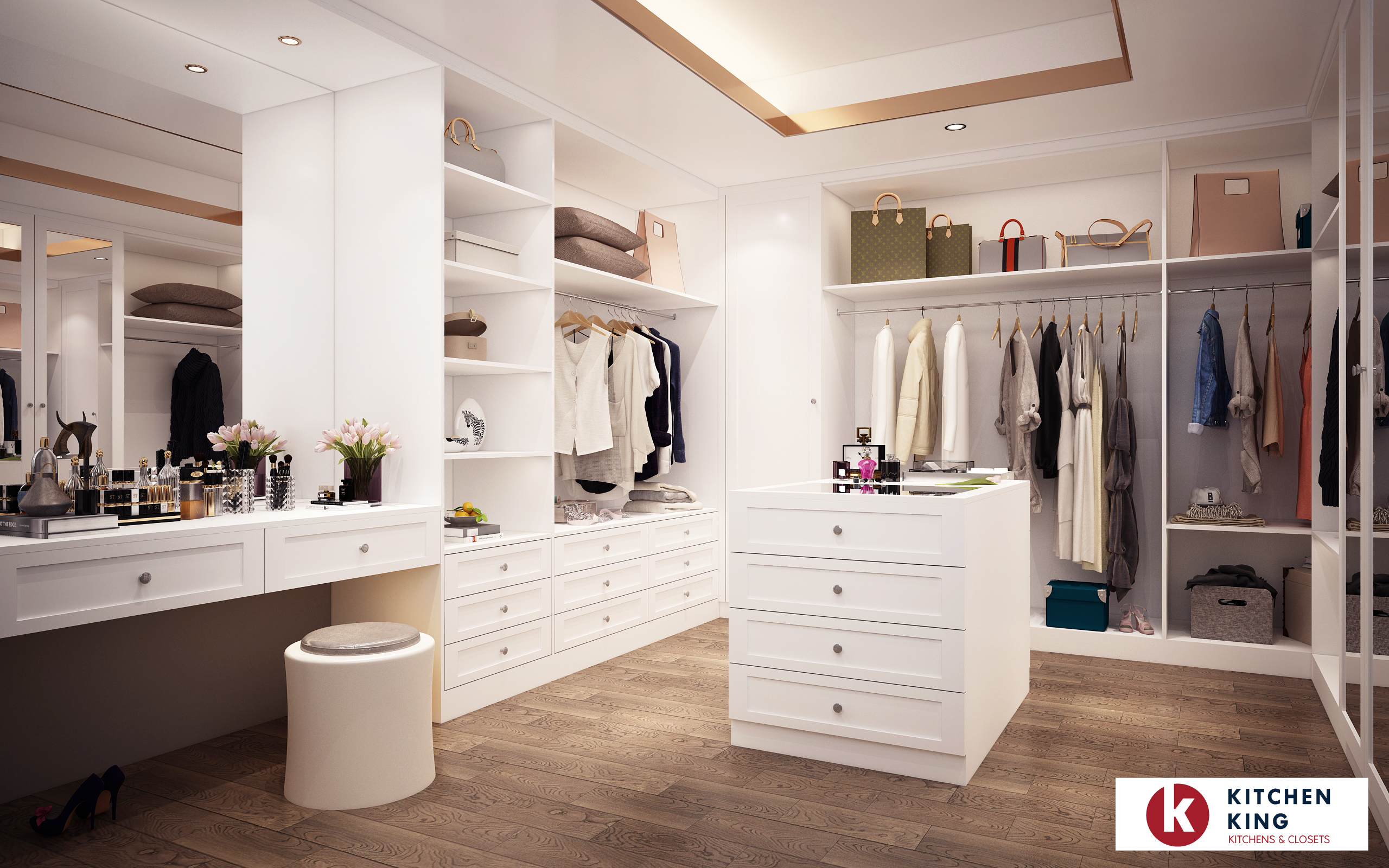 Wardrobe, Closet designs to fit your space in Dubai, UAE KITCHEN KING