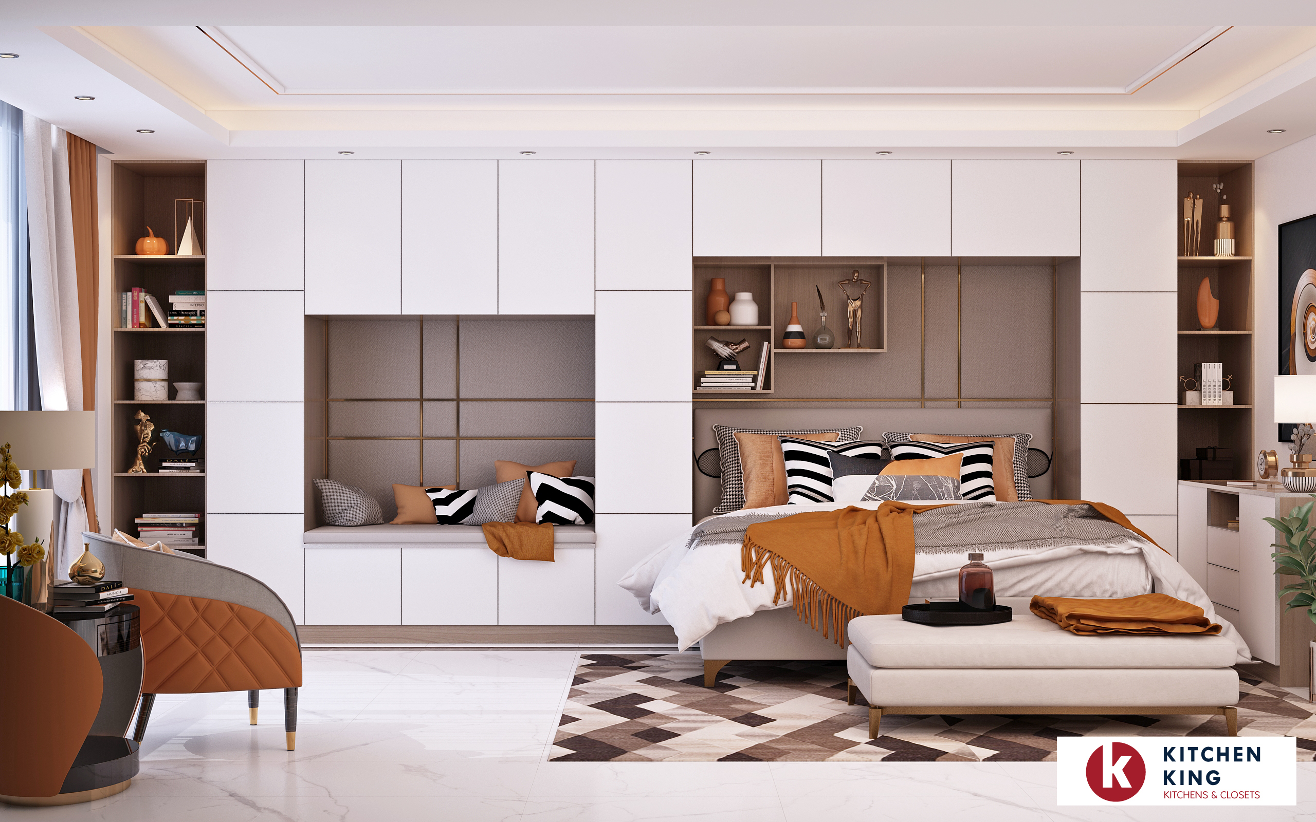 Wardrobe, Closet designs to fit your space in Dubai, UAE KITCHEN KING